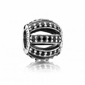 PANDORA Leading Lady Charm with Black Crystal